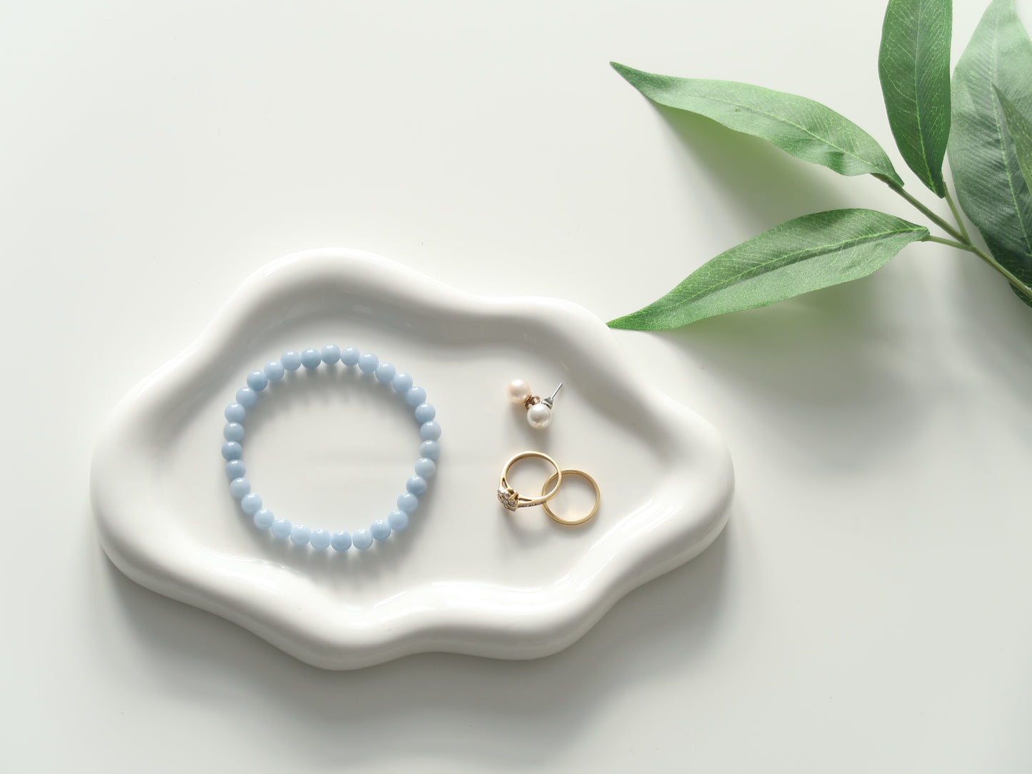 Natural Angelite Bracelet - Healing Gemstones - The Stone of Awareness, Intuition, Peace - Elegant Crystal Jewellry