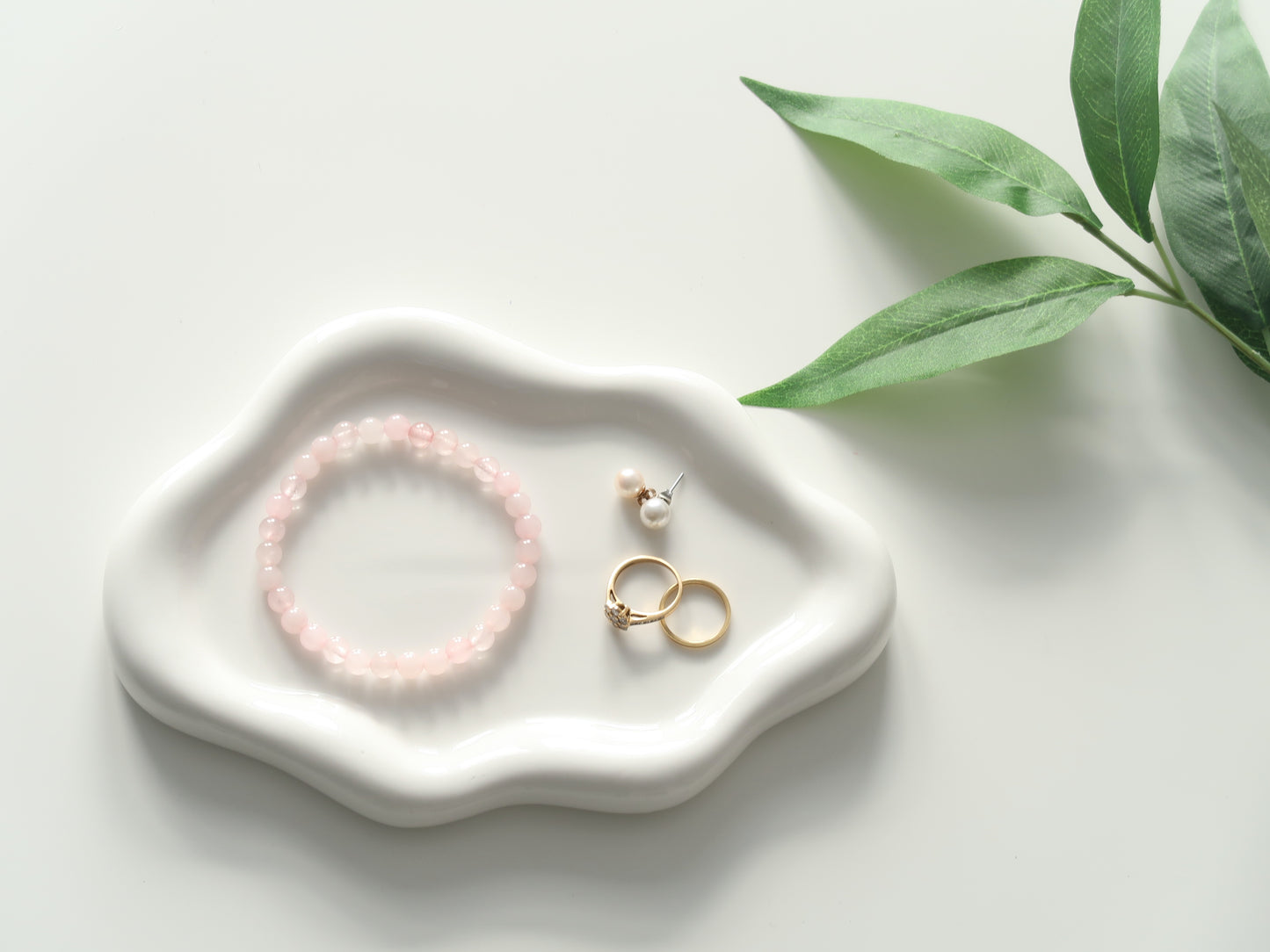 Natural Quartz Bracelet - Healing Gemstones - Heart Stone - Love, Harmony, Inner Peace - Elegant Crystal Jewellery