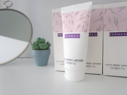 Calming Lavender Body Lotion with 100% Lavender Oil – Hydrating Skincare for Relaxation & Sleep